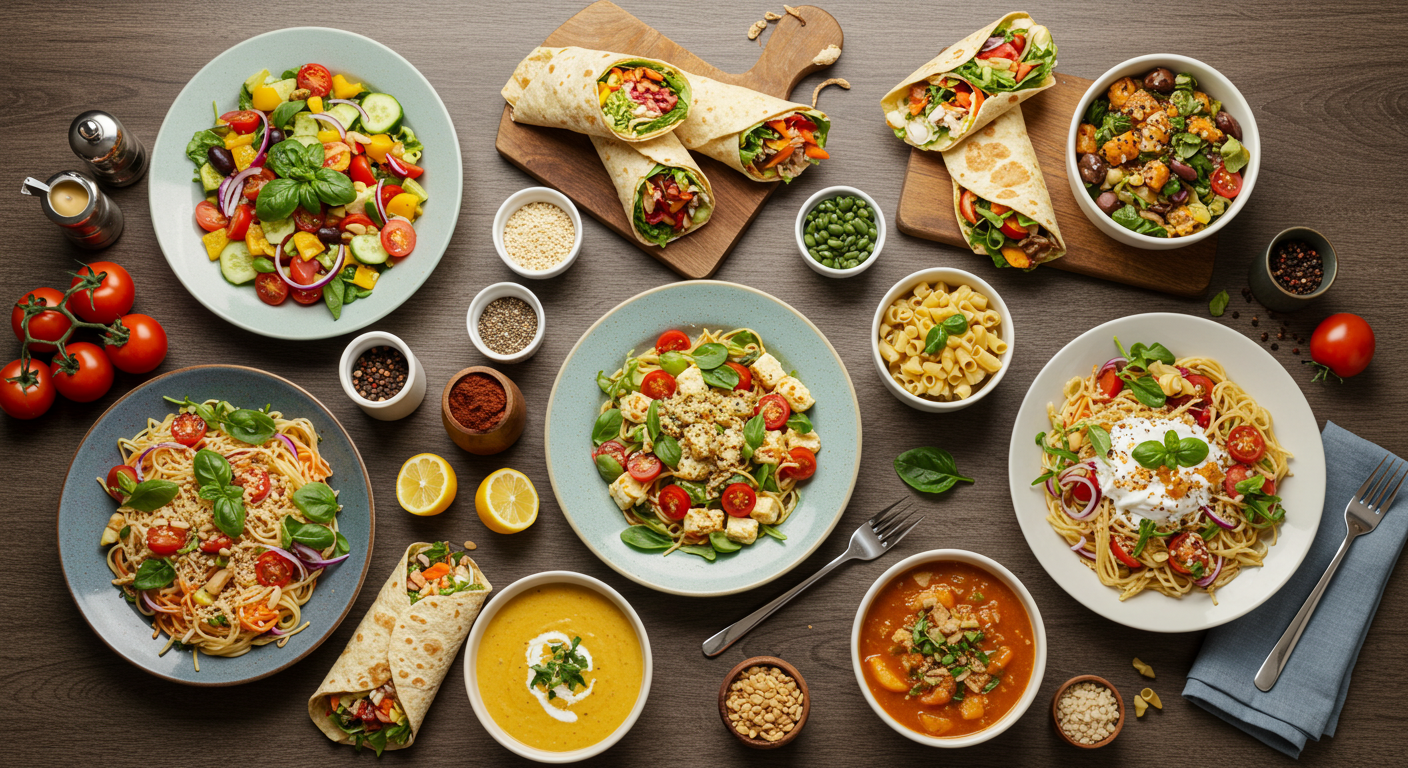 10 Receitas de Almoço Rápido Prontas em 30 Minutos