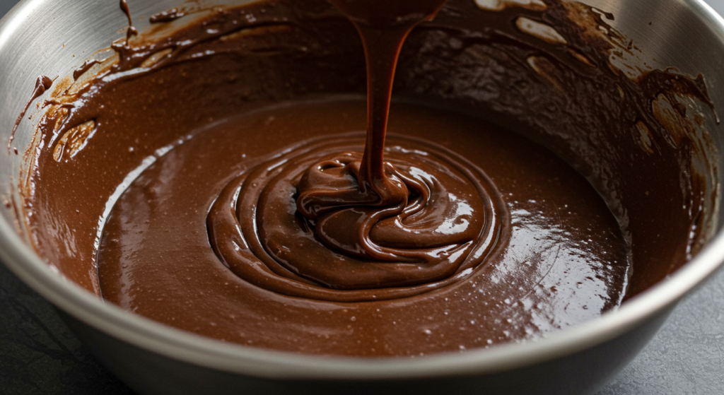 Massa de brigadeiro gourmet no ponto correto
