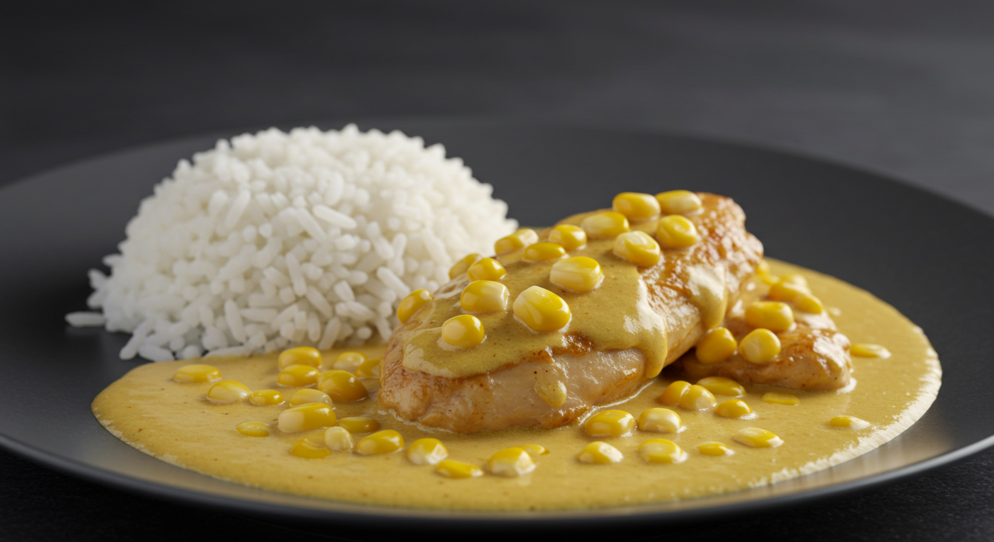 Frango Cremoso com Requeijão e Milho