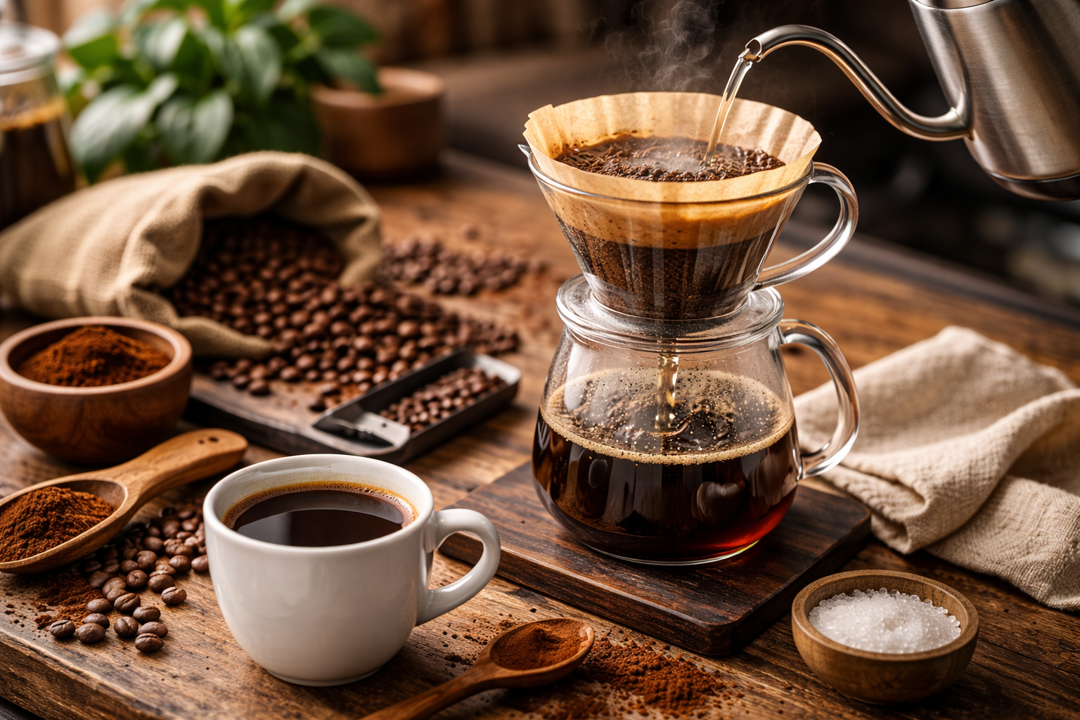 Como Fazer Café Coado Perfeito em Casa