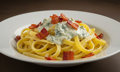 Macarrão com Bacon e Gorgonzola: Receita Cremosa e Sabor Inesquecível