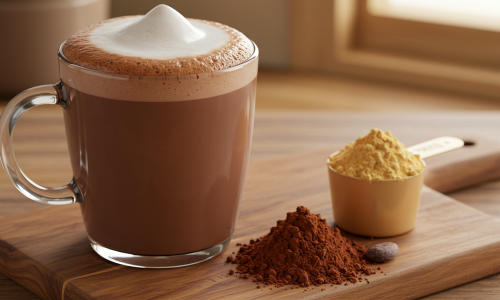 Chocolate Quente com Whey Protein