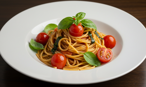 Macarrão Alho e Óleo com Tomate Cereja e Manjericão: Receita Rápida e Aromática