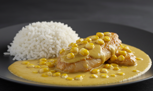 Frango Cremoso com Requeijão e Milho