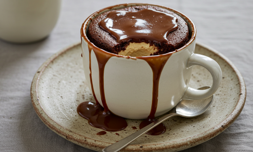 Bolo de Caneca Gourmet: Receita Sofisticada e Rápida em 2 Minutos