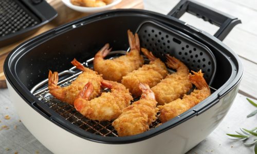 Camarão Empanado na Airfryer: Receita Crocante e Deliciosamente Saudável!