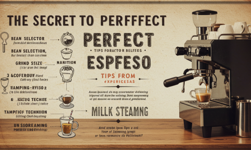 The Secret to the Perfect Espresso: Tips from Experienced Baristas